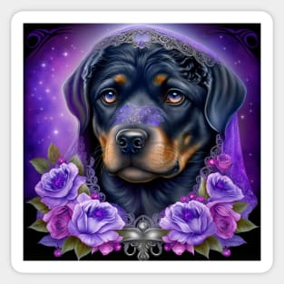 Enigmatic Rottweiler Sticker